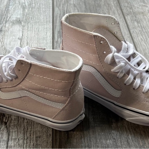 NEW! Vans Women’s Sk8-Hi Tapered Shoes Lilac Ash Suede and Canvas - Size 6 - Picture 2 of 12